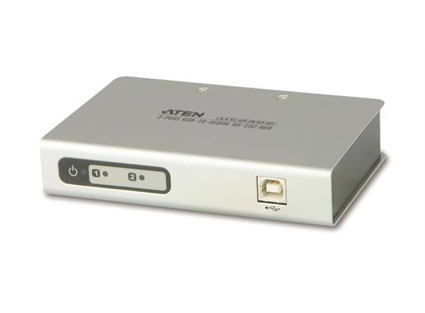 Aten Konverter USB - 2xRS232 USB til 2xRS232 DB9 Plugger ¤ Tilbud
